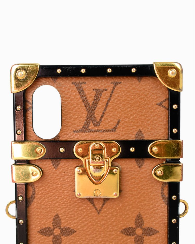 Capa Louis Vuitton Original Iphone X/XS Eye Trunk feminino